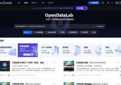 OpenDataLab 开放数据集平台