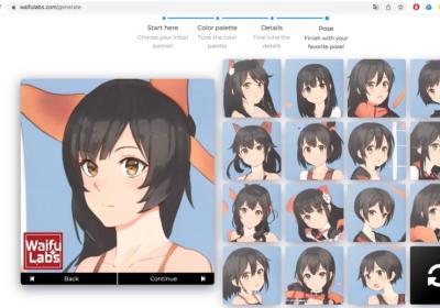 Waifu Labs AI 绘制自定义动漫肖像翻译站点