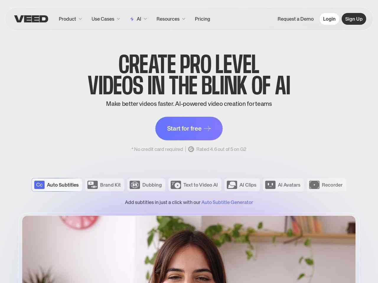 Veed AI Voice Generator截图