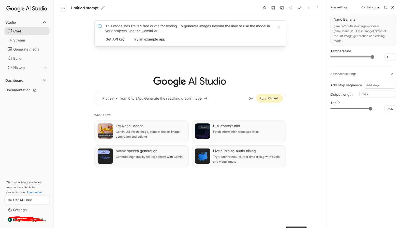 Google AI Studio