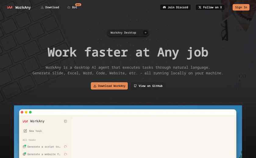 WorkAny截图