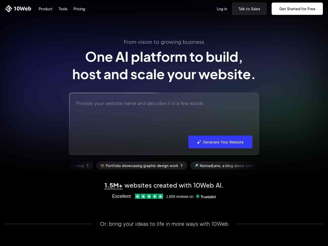 10Web截图