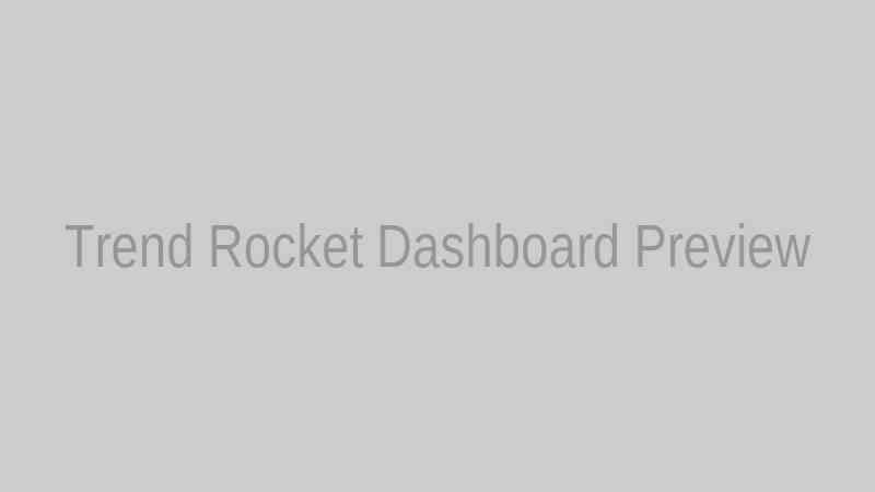 Trend Rocket 平台仪表盘预览