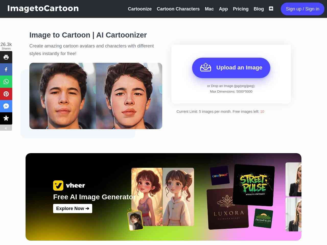 ImagetoCartoon截图