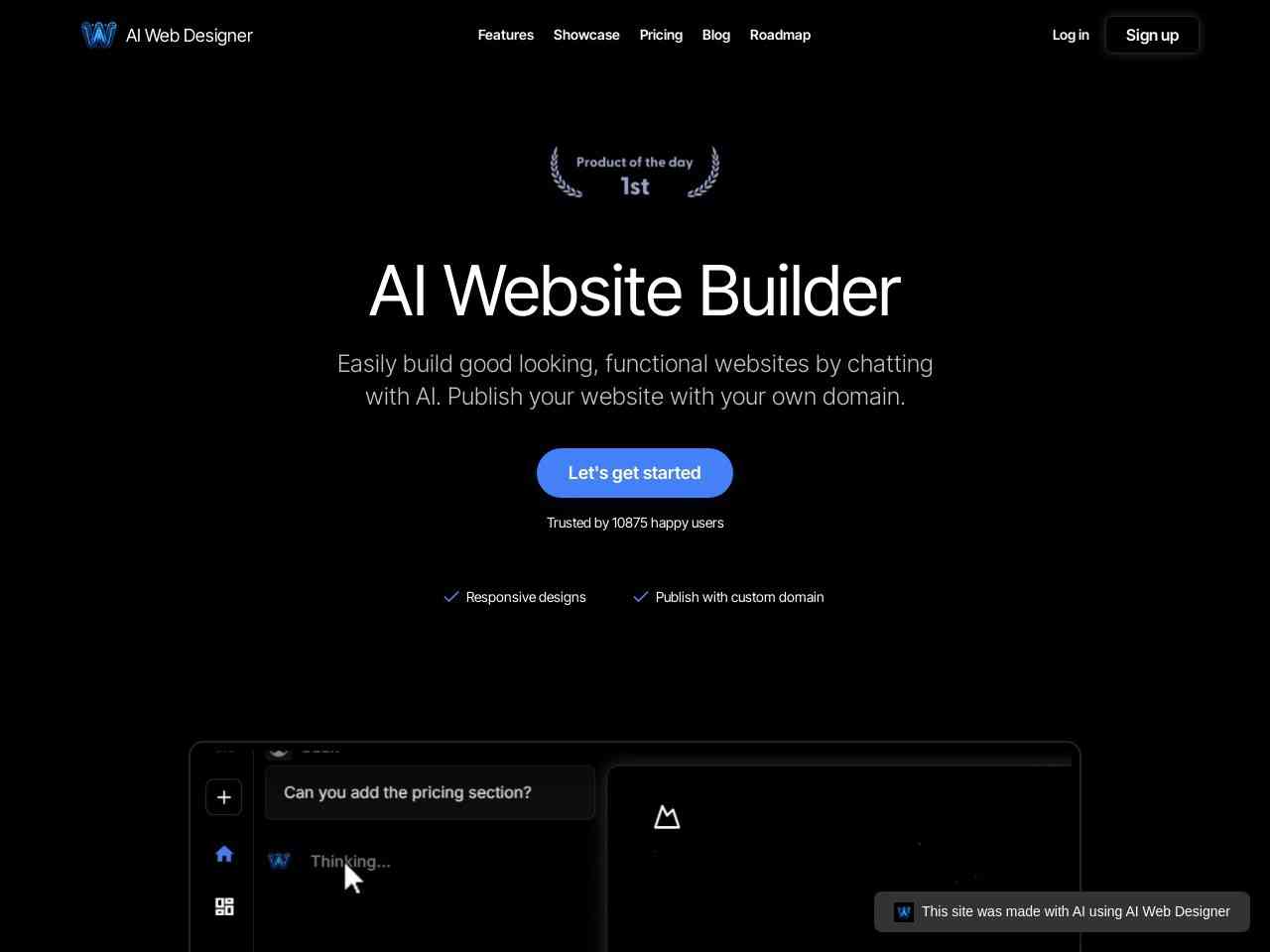 AI Web Designer截图