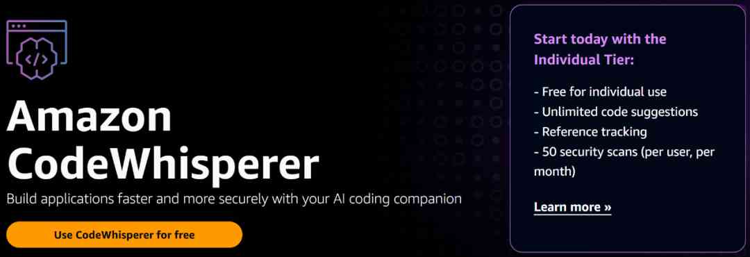 亚马逊 CodeWhisperer
