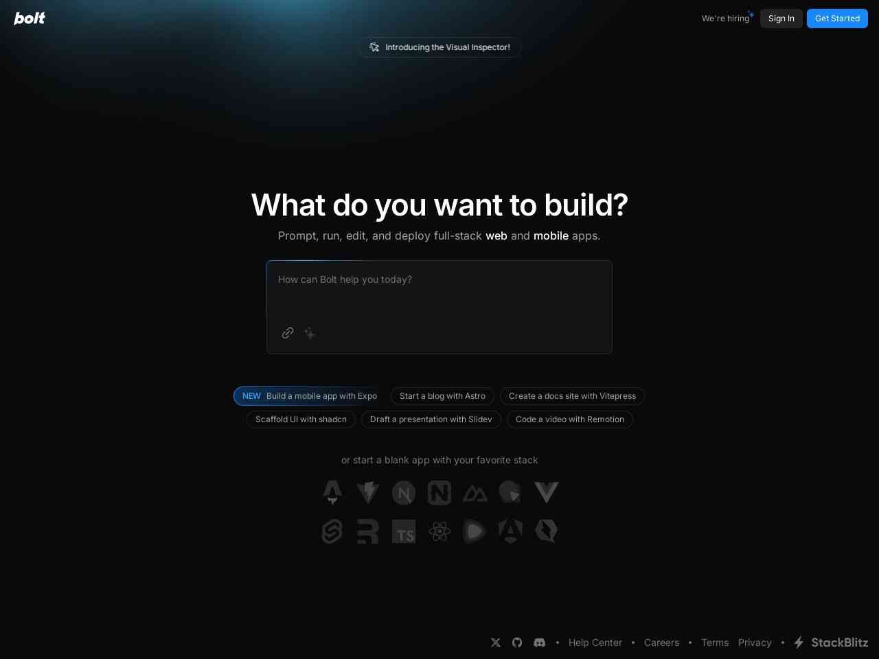 Bolt.new截图
