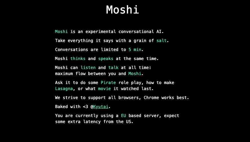 Moshi Chat截图