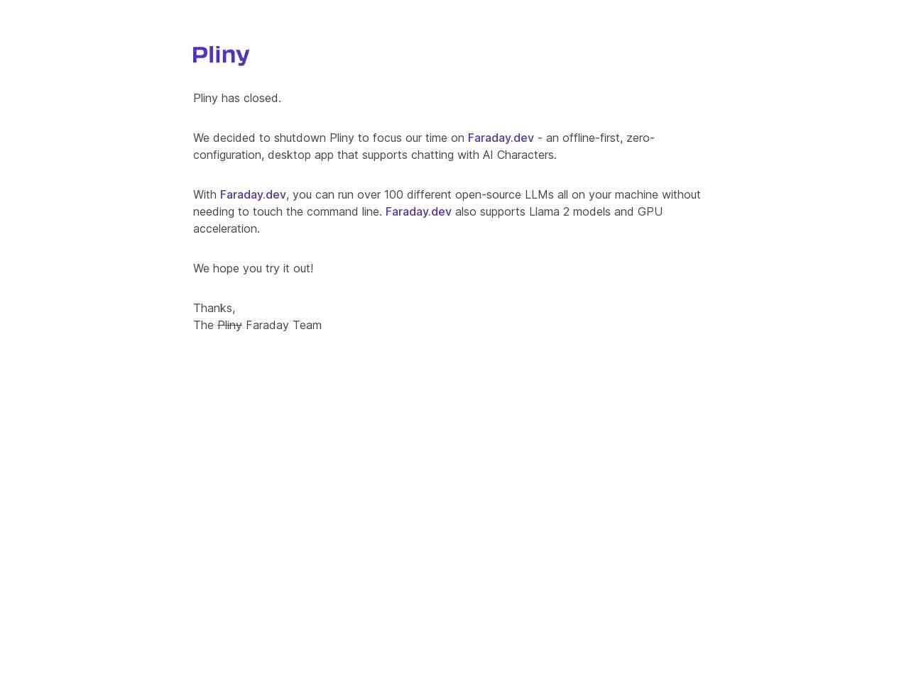 Pliny截图