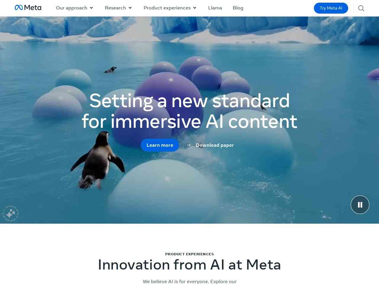 AI at Meta截图