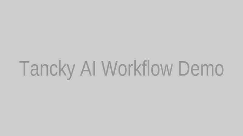 Tancky AI 上传多图与文本指令生成合成图演示