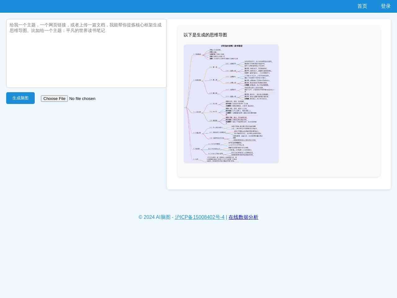 AI脑图截图